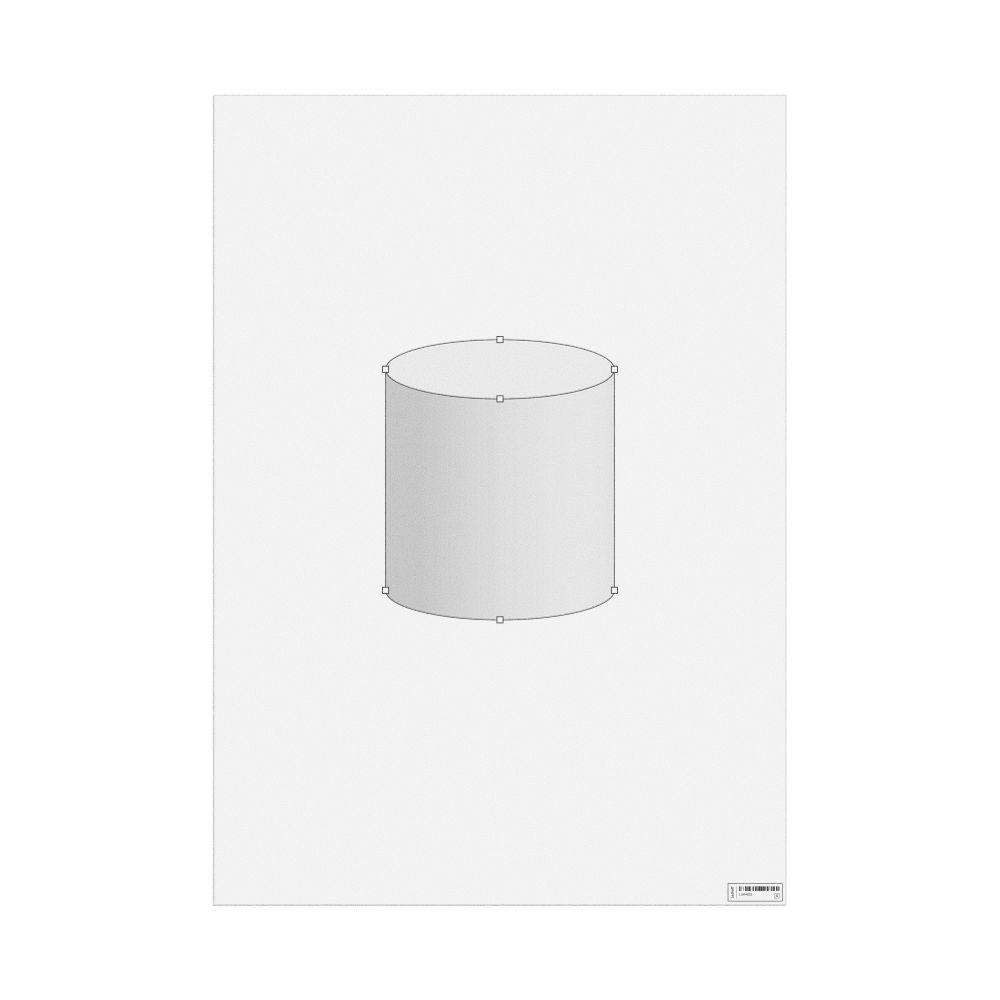 Leskoff Cylinder Poster, Feature View, image 1 of 1