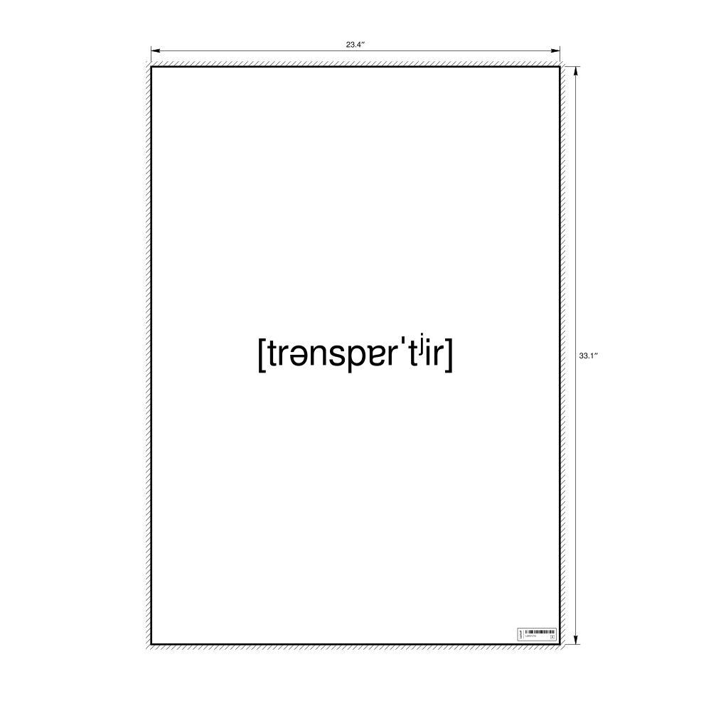 Leskoff транспортир IPA Transcription Poster, image 1 of 1