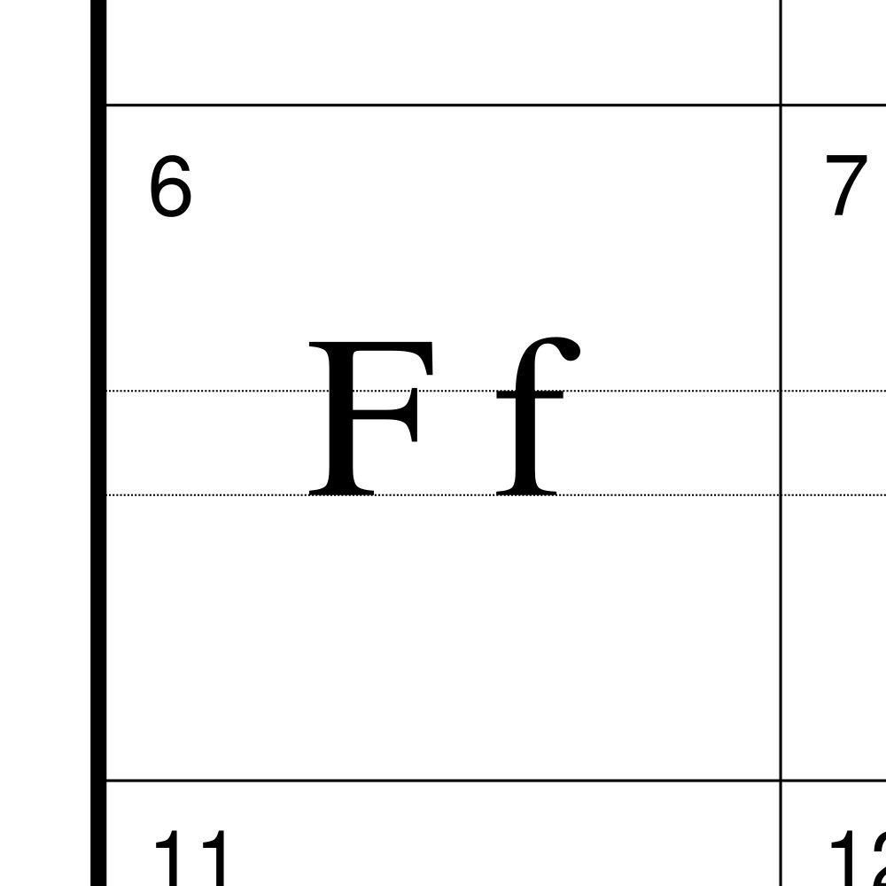 Leskoff Yoruba Alphabet Chart, 8.3 x 11.7 in (21.0 x 29.7 cm, Desk Chart, Laminated), Polish-Labeled, image 2 of 2