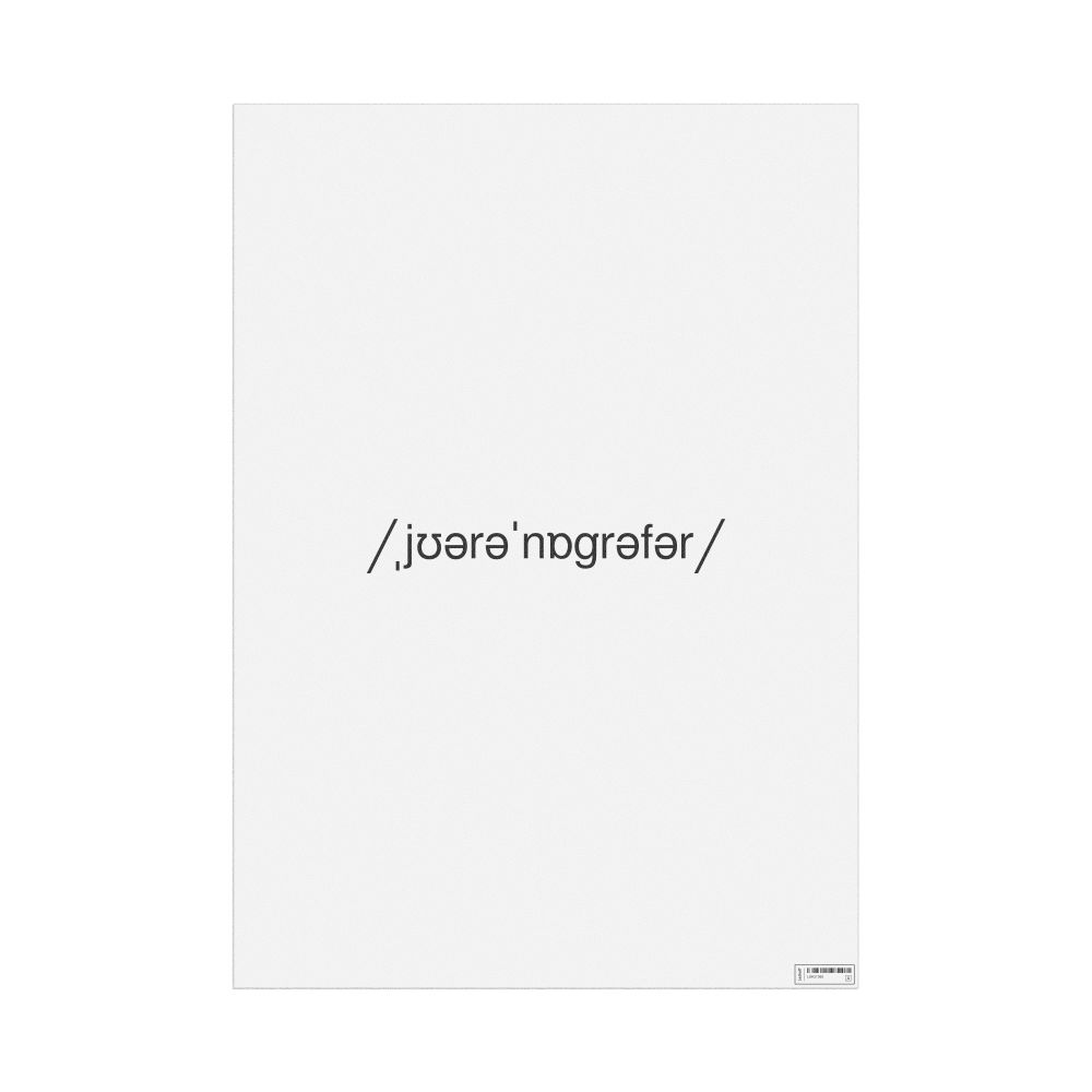 Leskoff uranographer IPA Transcription Poster, image 1 of 1