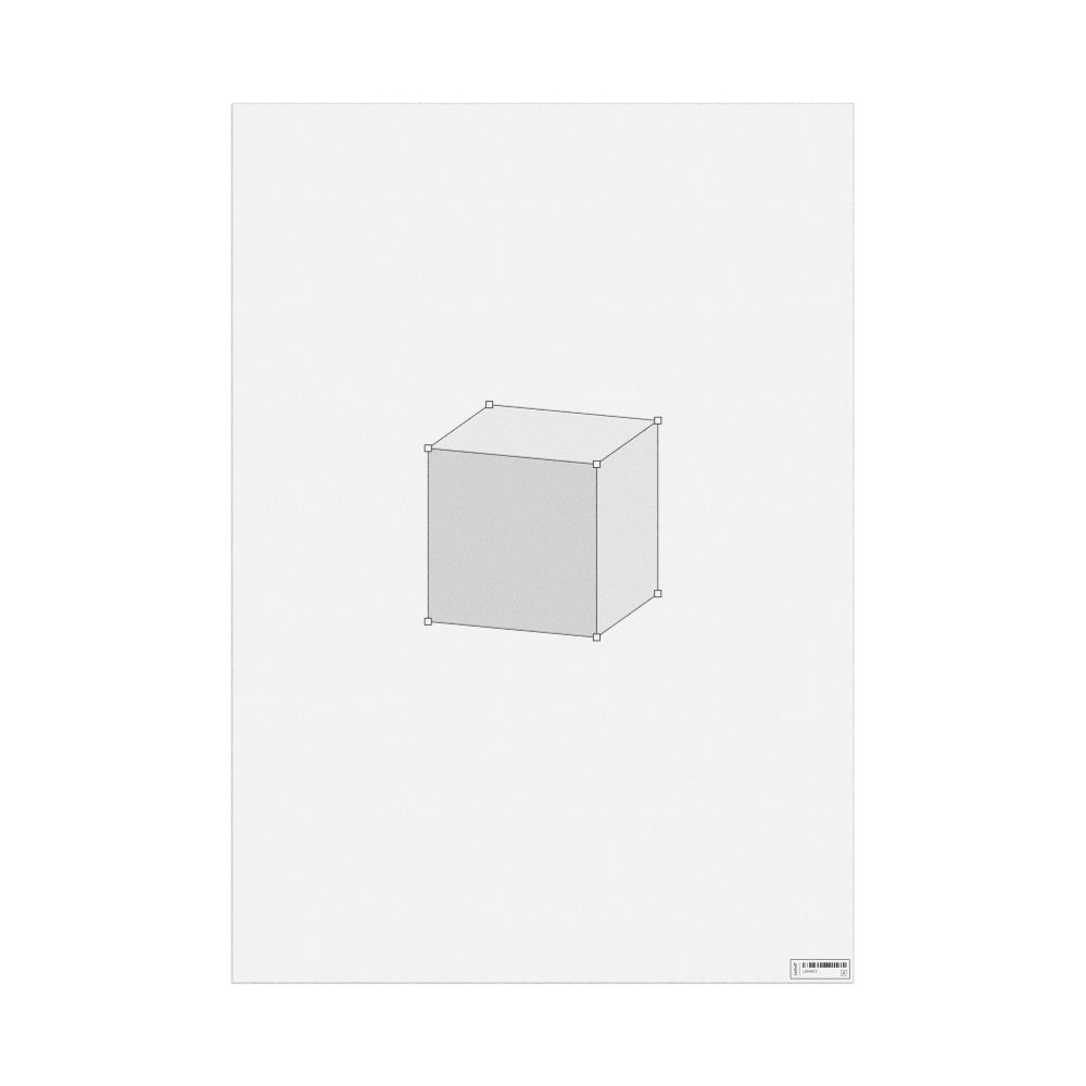 Leskoff Cube Poster, Feature View, image 1 of 1