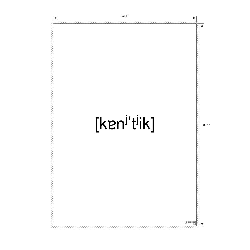 Leskoff контиг IPA Transcription Poster, image 1 of 1