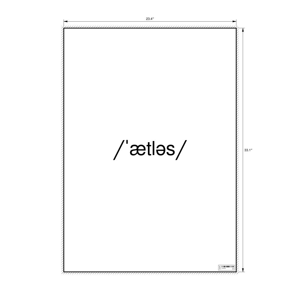 Leskoff atlas IPA Transcription Poster, image 1 of 1