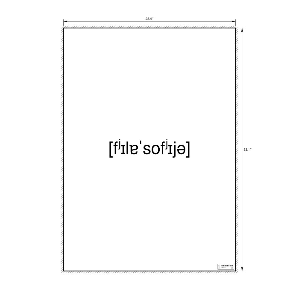 Leskoff философия IPA Transcription Poster, image 1 of 1