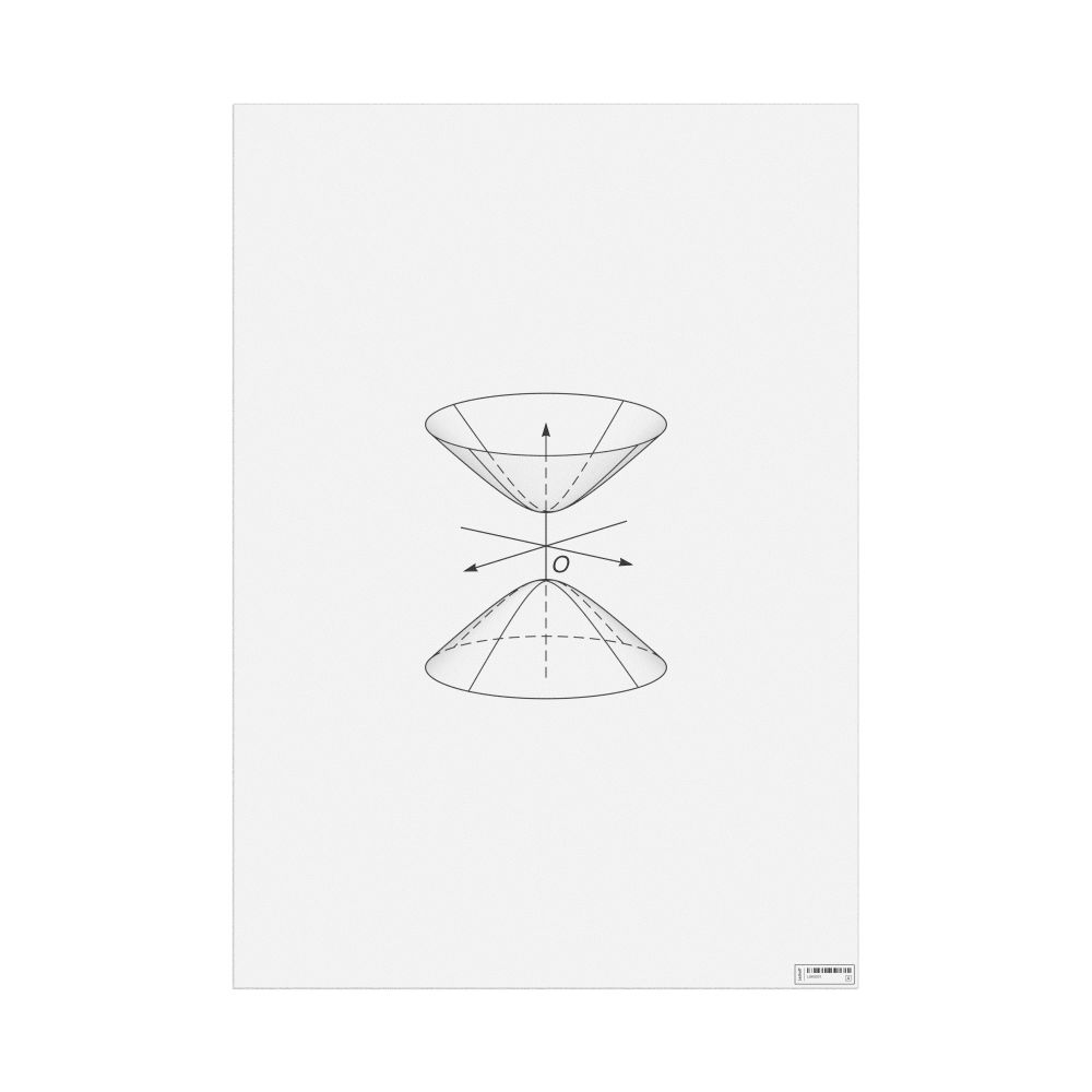 Leskoff Hyperboloid of Two Sheets Poster, Shaded View, image 1 of 1