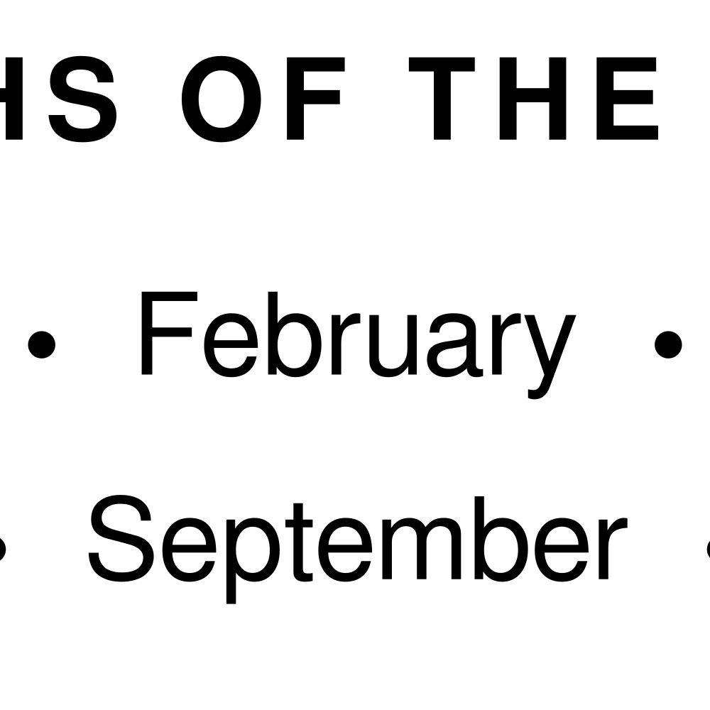 Leskoff Months of the Year Poster, English-Labeled, image 2 of 2