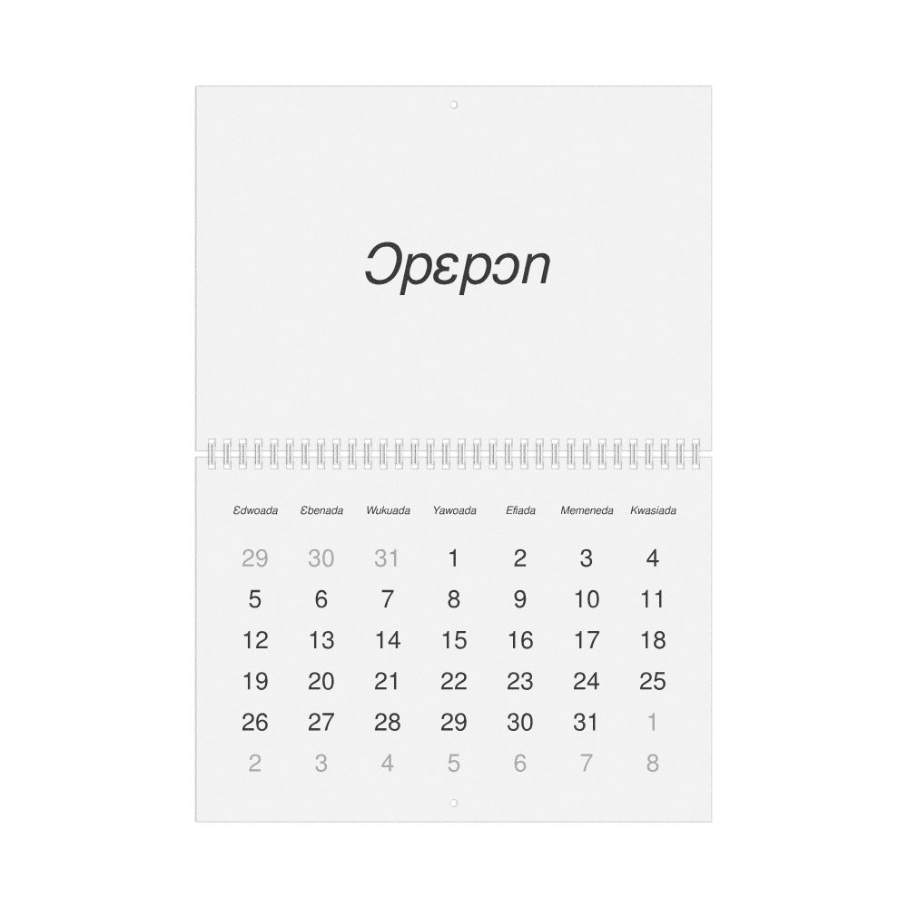 Leskoff 2026 Wall Calendar, Twi-Labeled, Monday-Start Layout, Wire-Bound, 11.7 x 8.3 in (29.7 x 21.0 cm), image 1 of 1