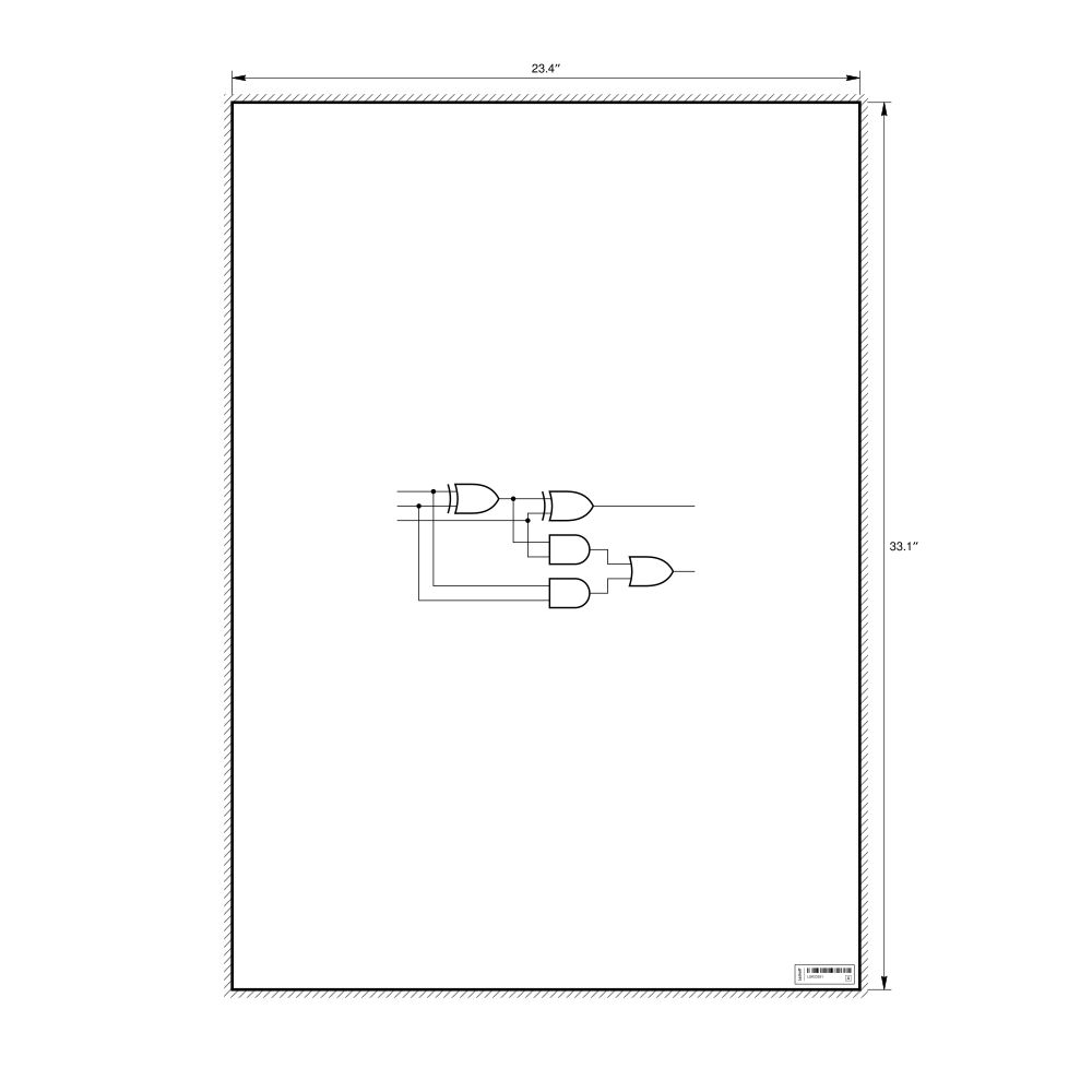 Leskoff Full Adder Poster, image 1 of 1