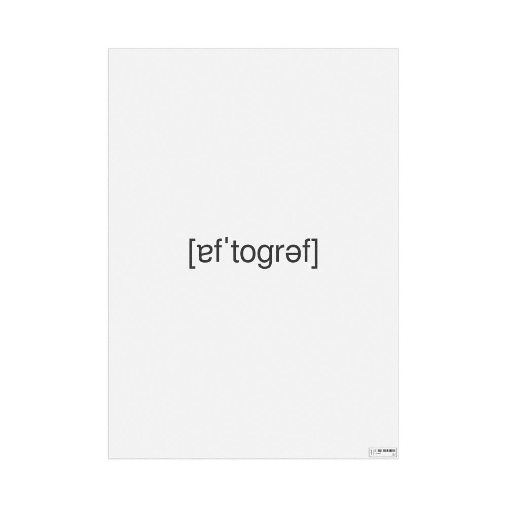 Leskoff автограф IPA Transcription Poster, image 1 of 1