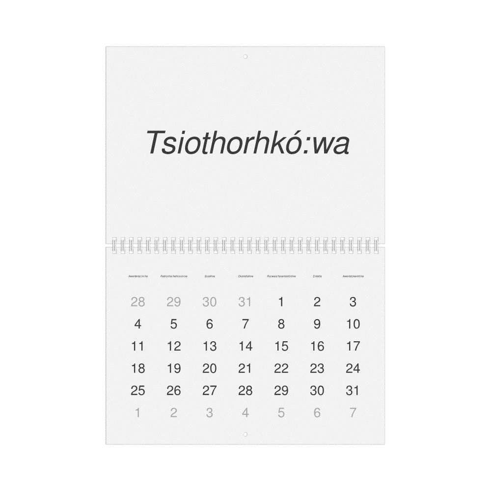 Leskoff 2027 Wall Calendar, Mohawk-Labeled, Monday-Start Layout, Wire-Bound, 11.7 x 8.3 in (29.7 x 21.0 cm), image 1 of 1