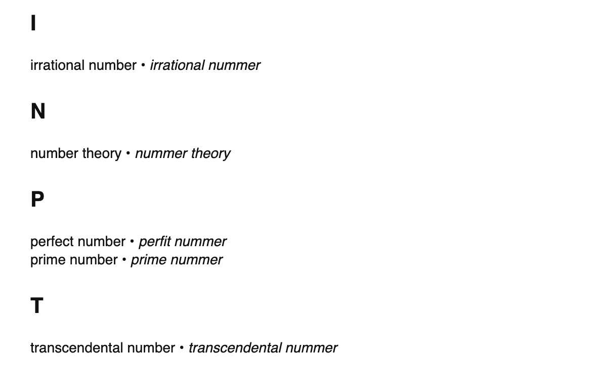 Number theory terms in Scots