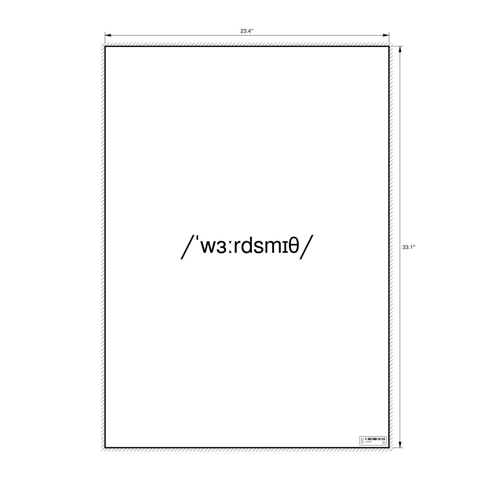 Leskoff wordsmith IPA Transcription Poster, image 1 of 1