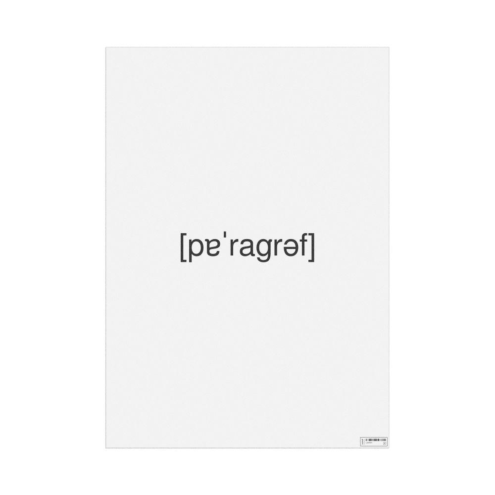 Leskoff параграф IPA Transcription Poster, image 1 of 1