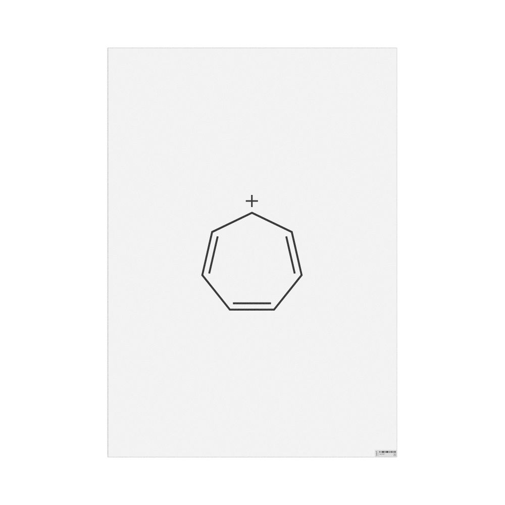 Leskoff Tropylium Ion Poster, 2D Structure, image 1 of 1
