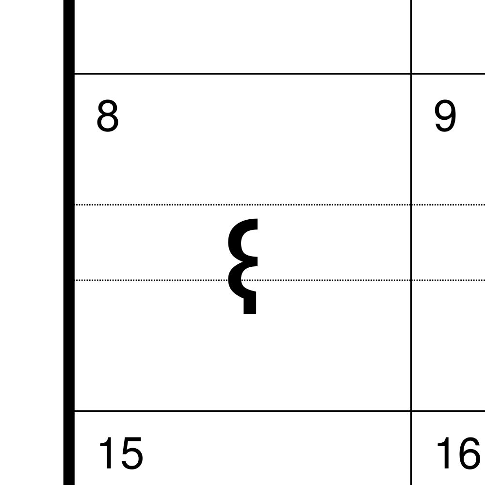 Leskoff Avestan Alphabet Chart, 8.3 x 11.7 in (21.0 x 29.7 cm, Desk Chart, Laminated), Turkish-Labeled, image 2 of 2