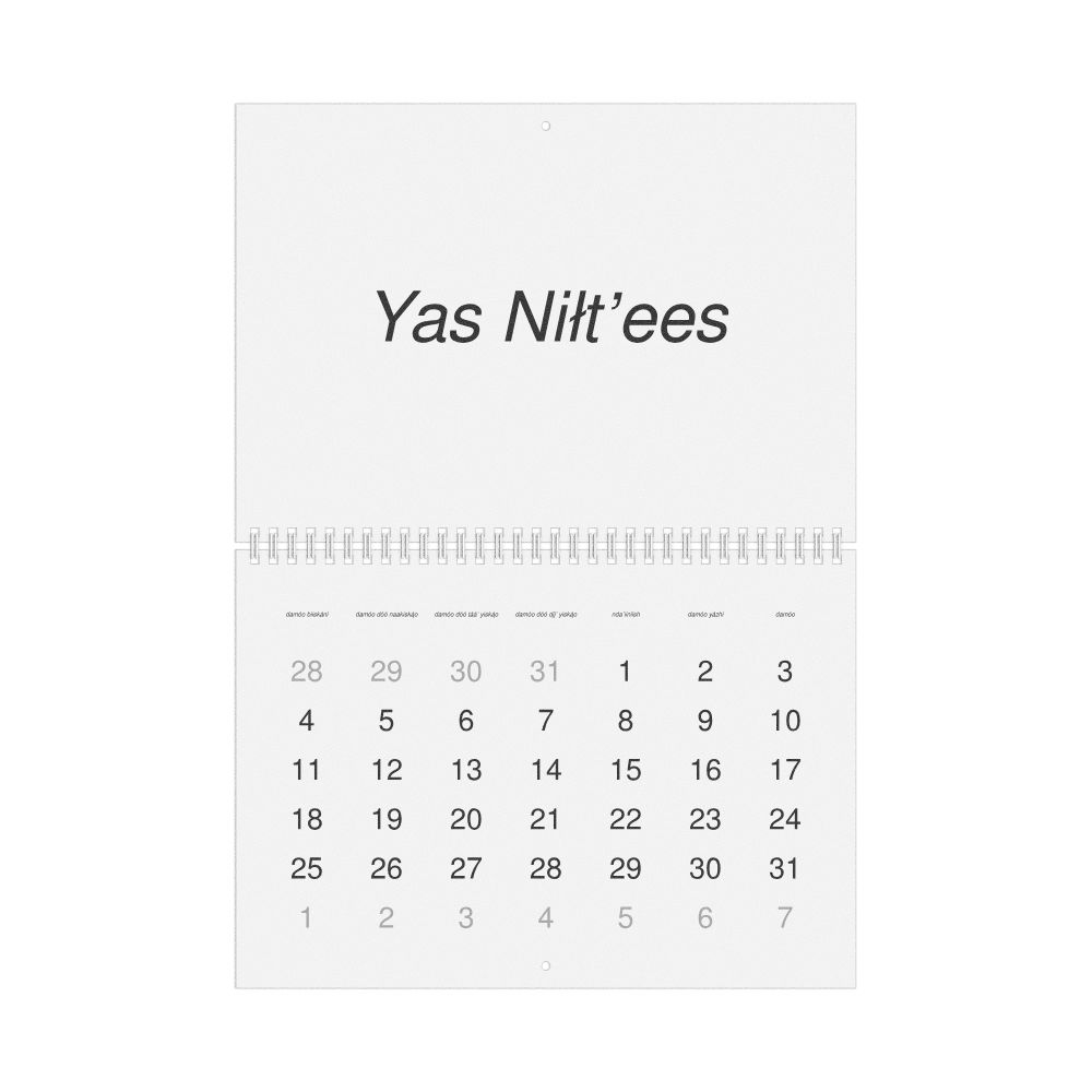 Leskoff 2027 Wall Calendar, Navajo-Labeled, Monday-Start Layout, Wire-Bound, 11.7 x 8.3 in (29.7 x 21.0 cm), image 1 of 1