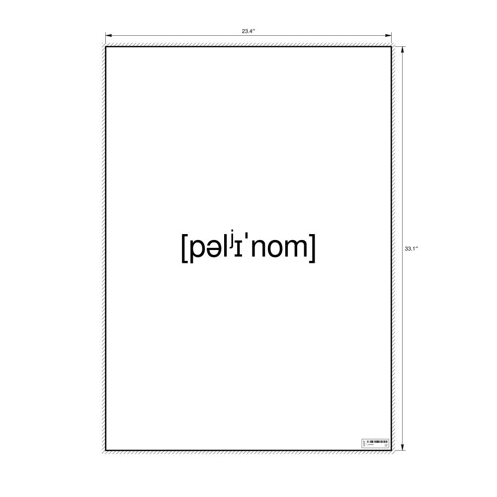 Leskoff полином IPA Transcription Poster, image 1 of 1