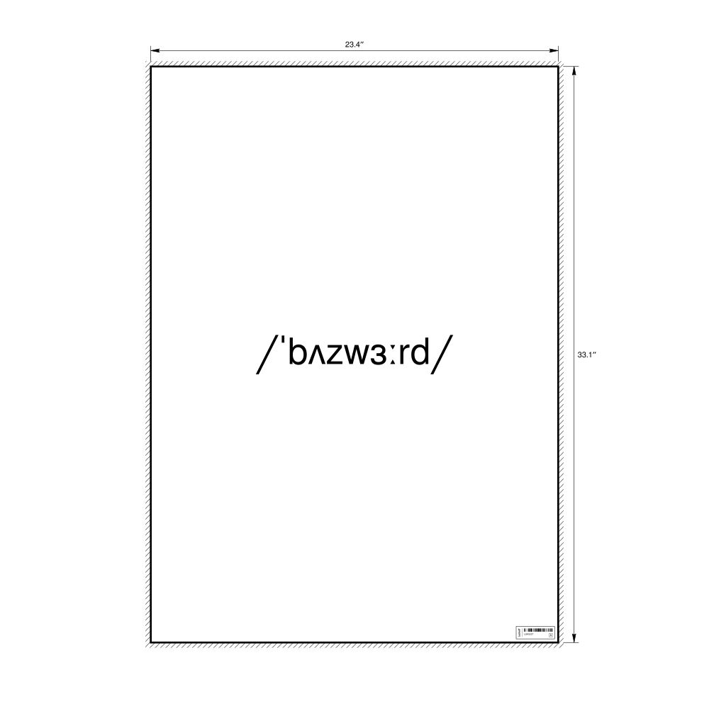 Leskoff buzzword IPA Transcription Poster, image 1 of 1