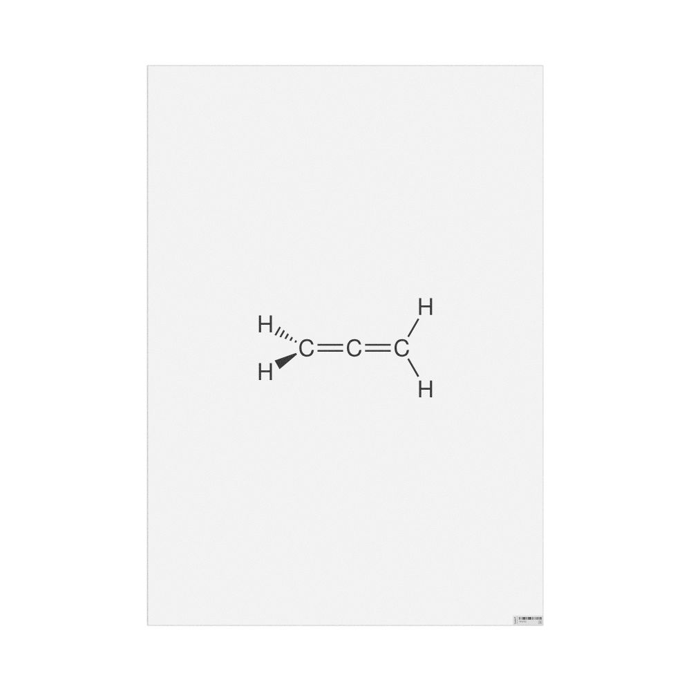 Leskoff Allene Molecule Poster, 2D Structure, image 1 of 1