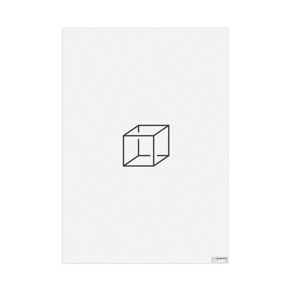 Leskoff Cubane Molecule Poster, 2D Structure, image 1 of 1