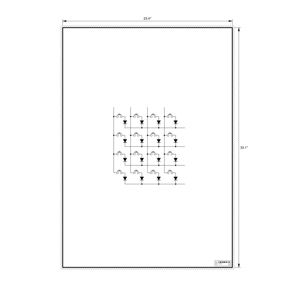 Leskoff Keypad Poster, image 1 of 1