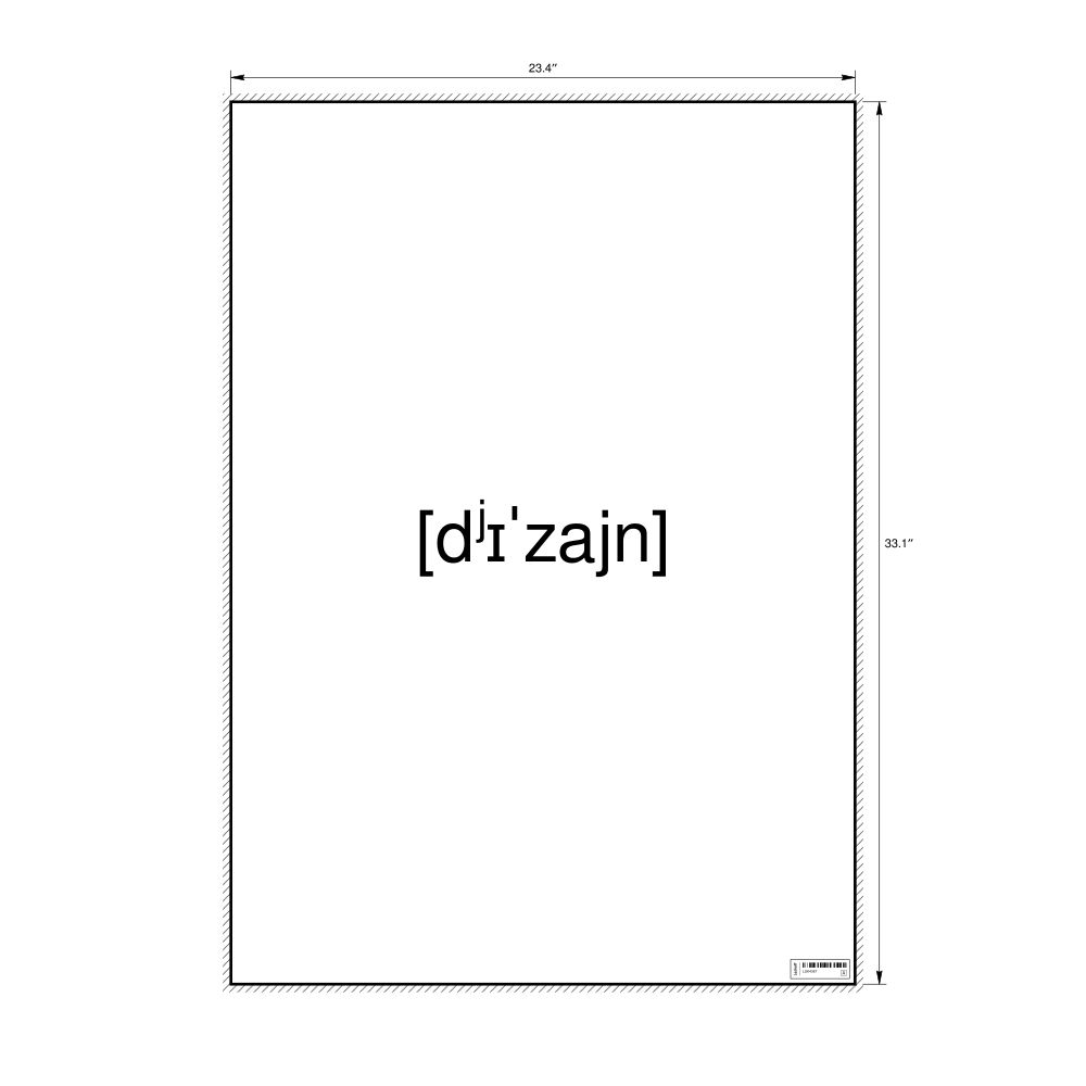 Leskoff дизайн IPA Transcription Poster, image 1 of 1