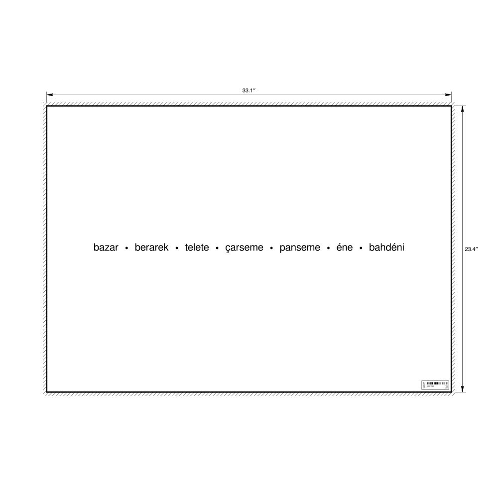 Leskoff Days of the Week Poster, Zaza-Labeled, image 1 of 1