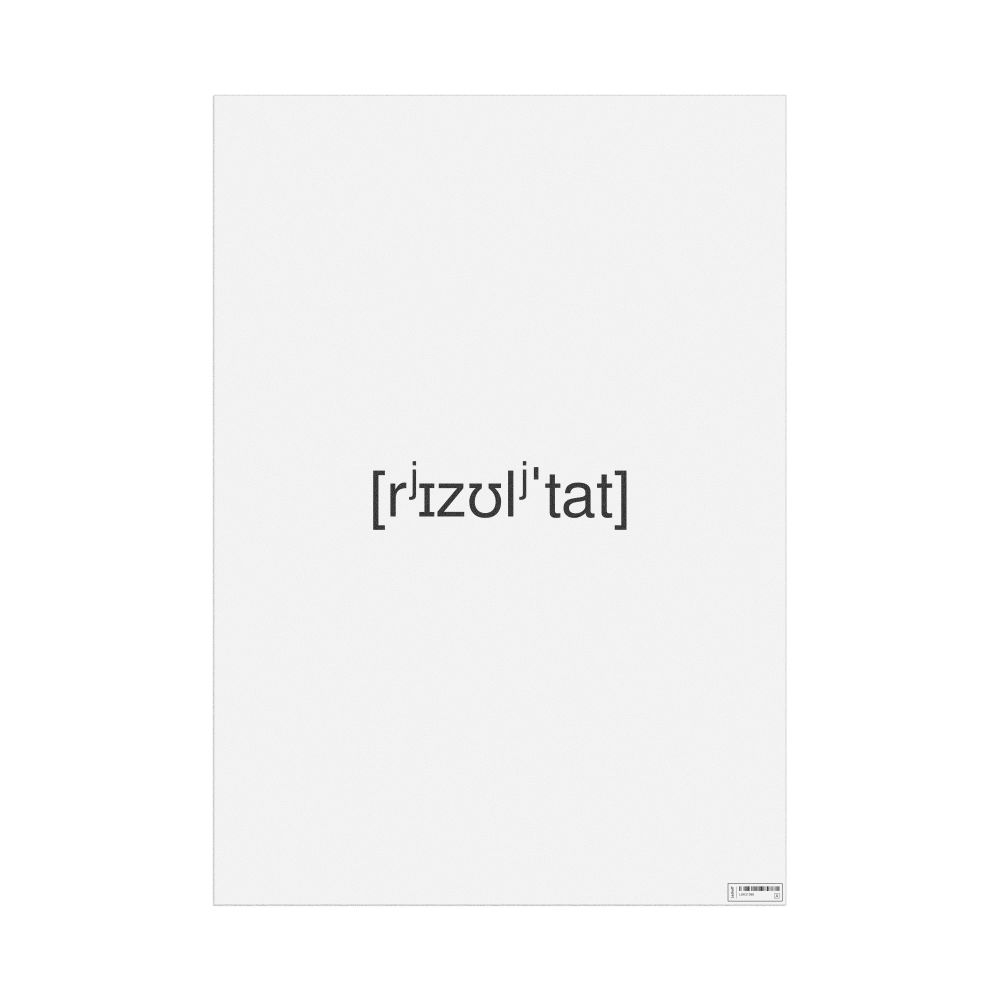 Leskoff результат IPA Transcription Poster, image 1 of 1