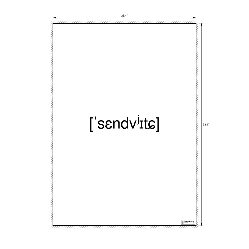 Leskoff сэндвич IPA Transcription Poster, image 1 of 1