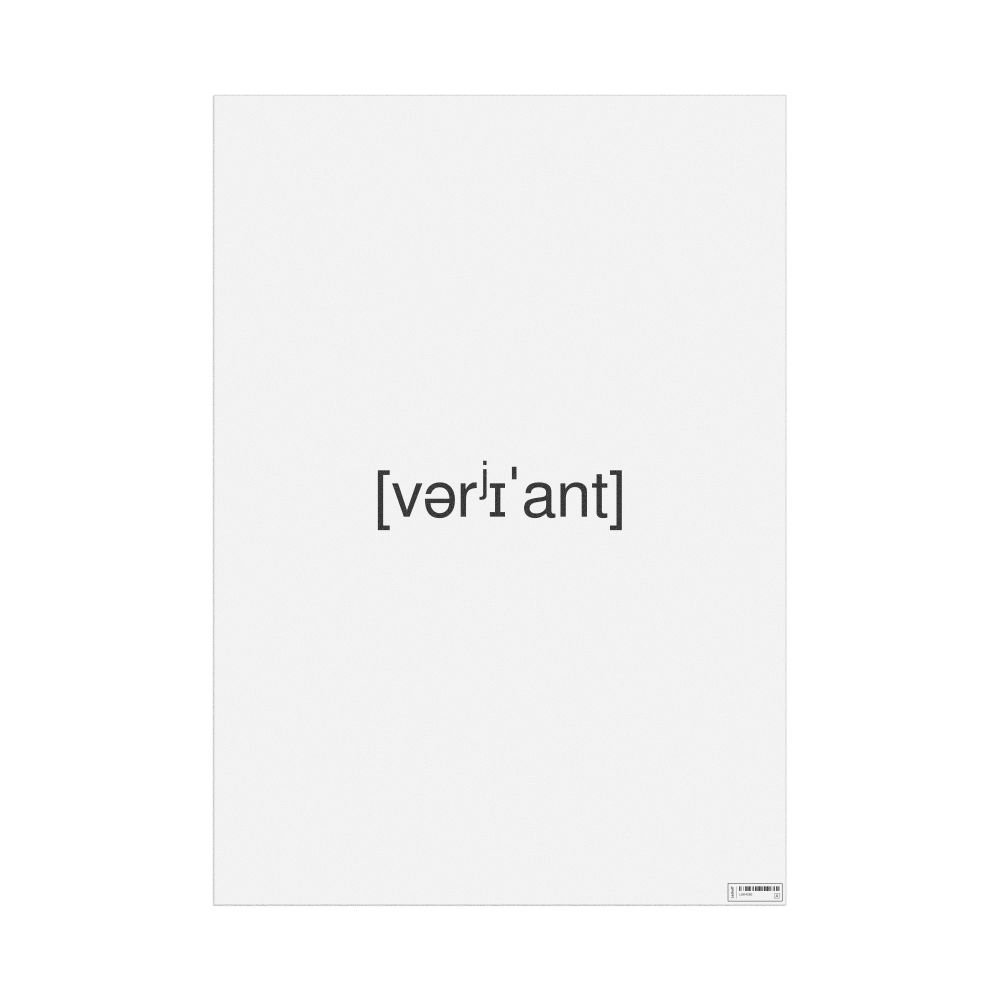 Leskoff вариант IPA Transcription Poster, image 1 of 1