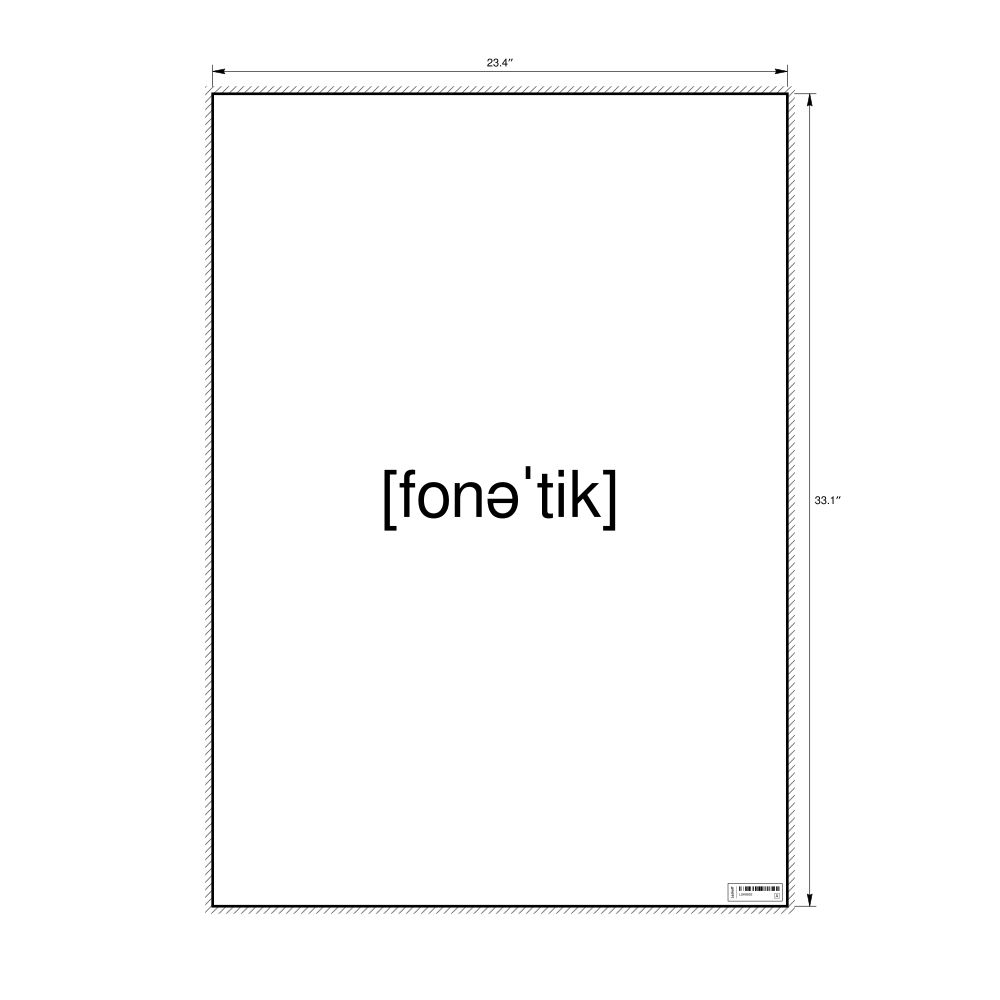 Leskoff fonetik IPA Transcription Poster, image 1 of 1