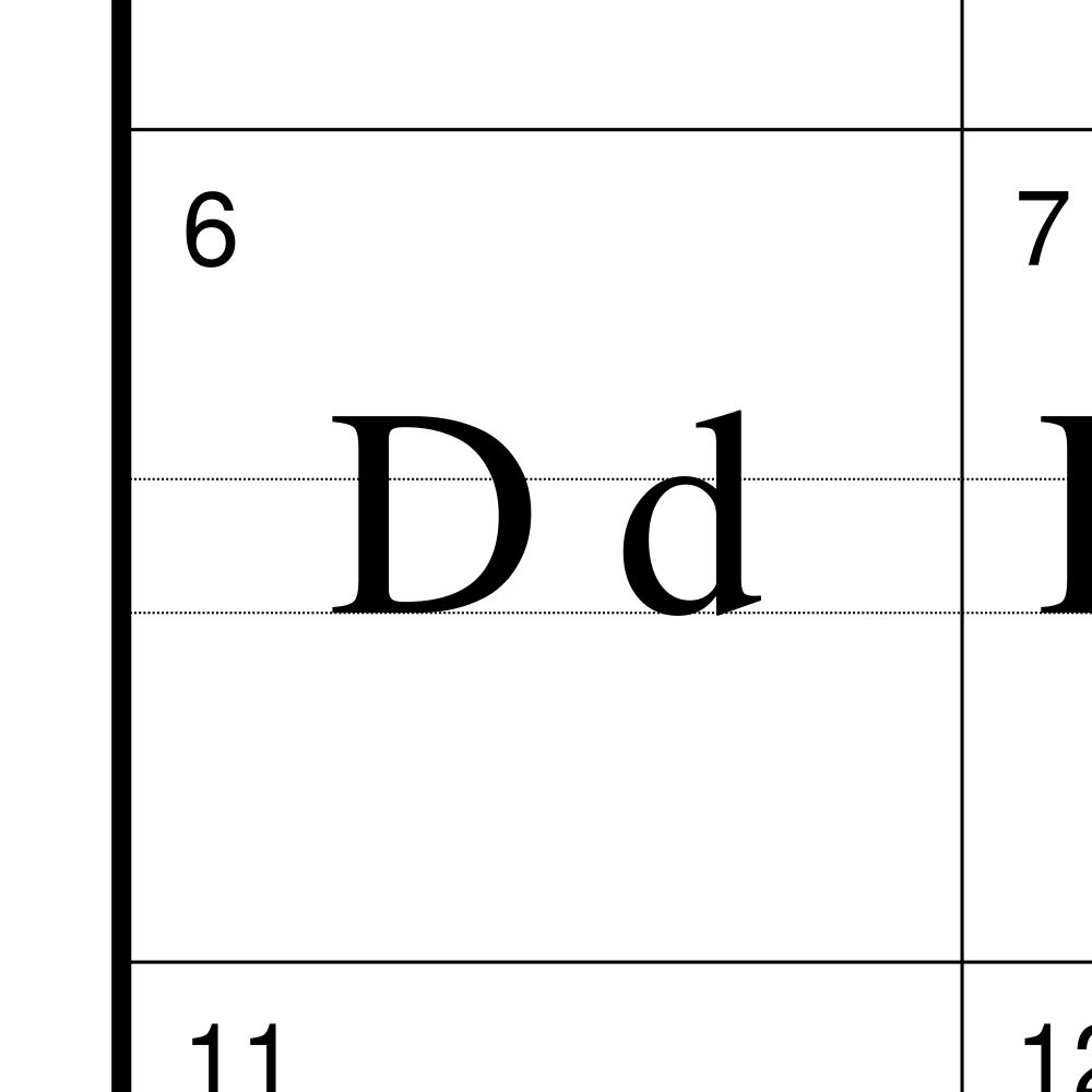 Leskoff Croatian Alphabet Chart, 8.3 x 11.7 in (21.0 x 29.7 cm, Desk Chart, Laminated), Lithuanian-Labeled, image 2 of 2