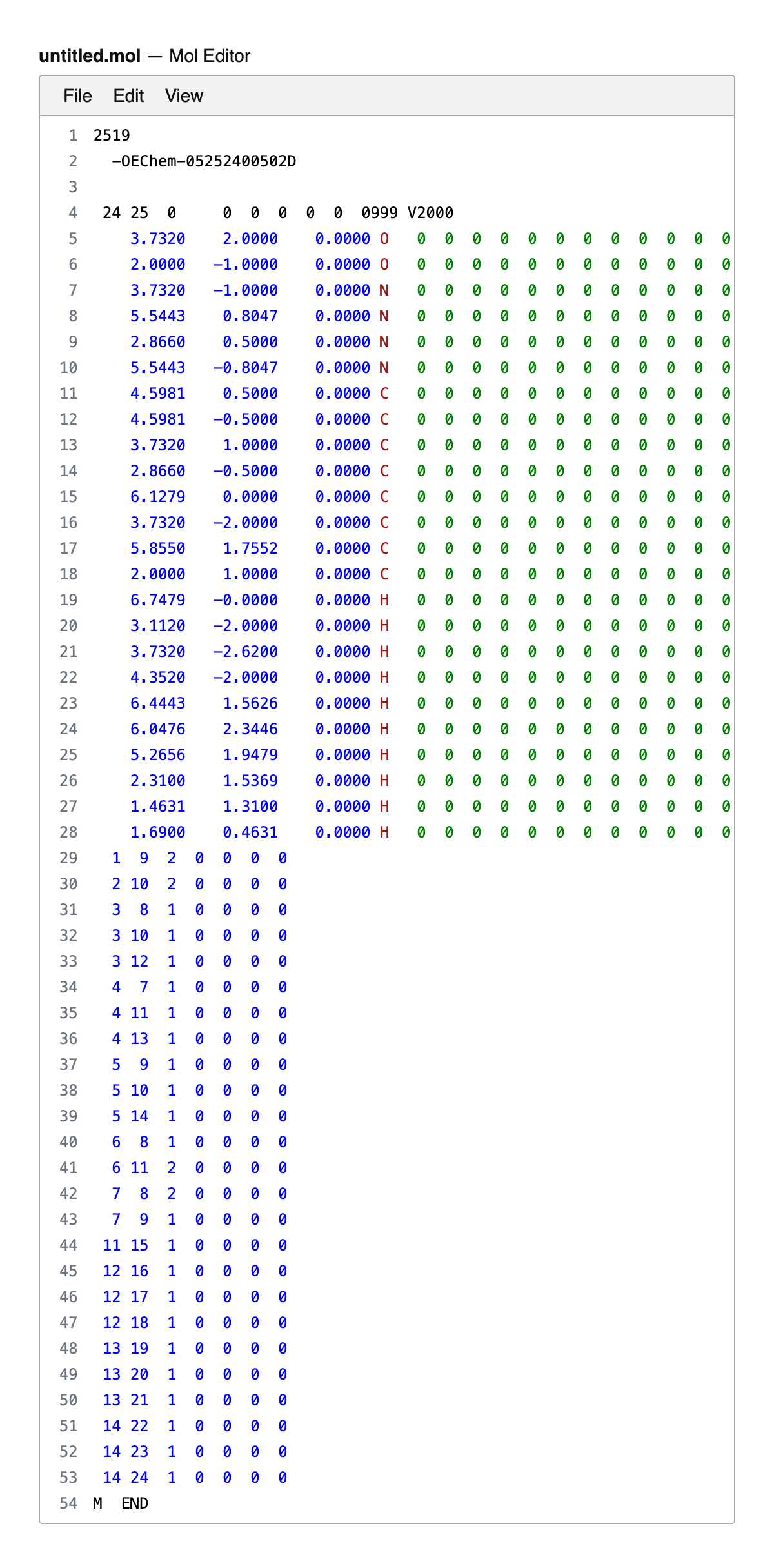 Mol Editor