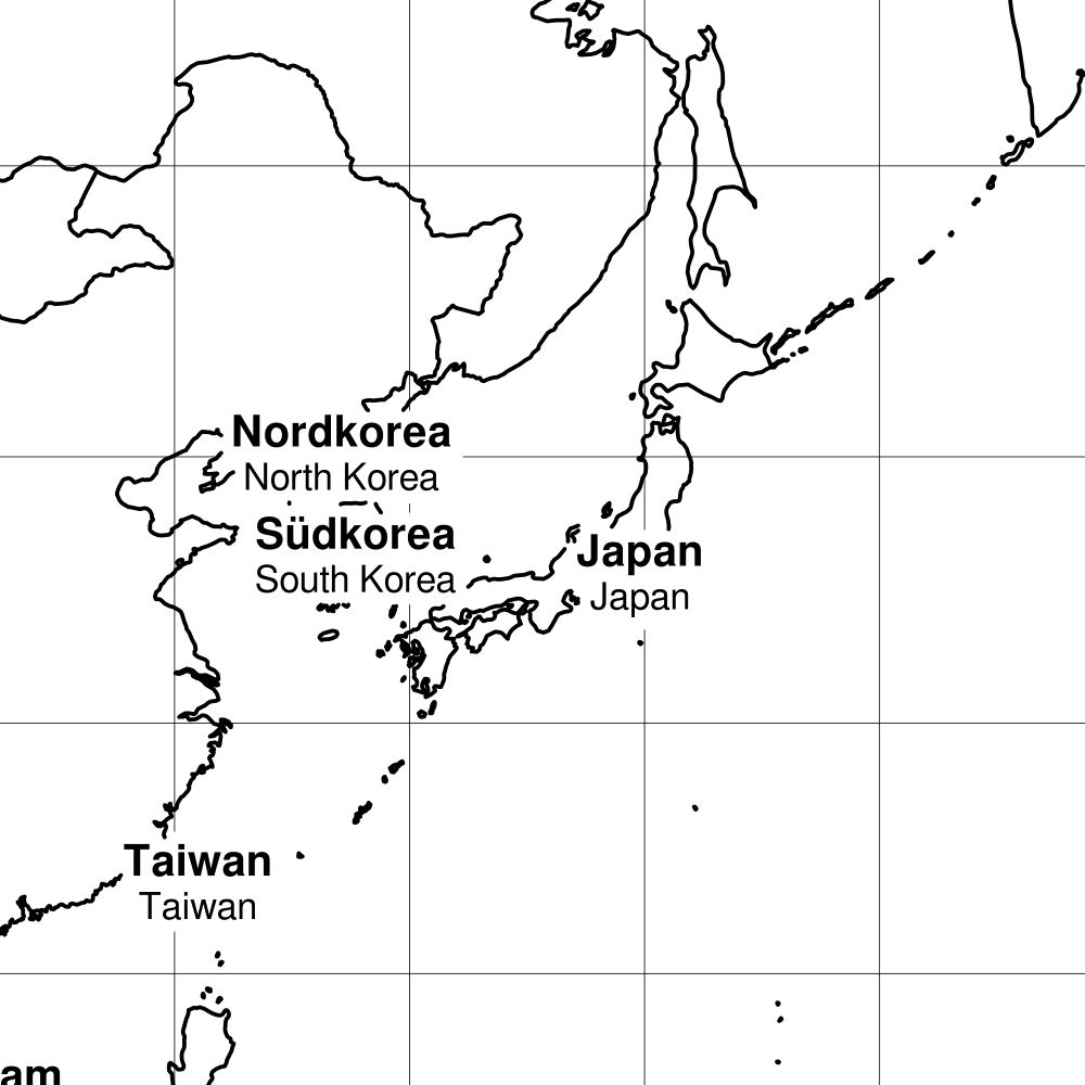 Leskoff World Wall Map (World Map Poster), German/English-Labeled, image 2 of 2