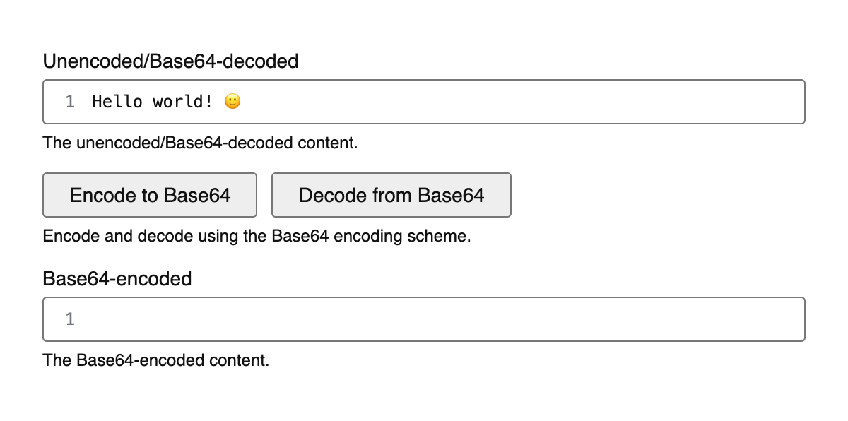 Base64 Encoder and Decoder