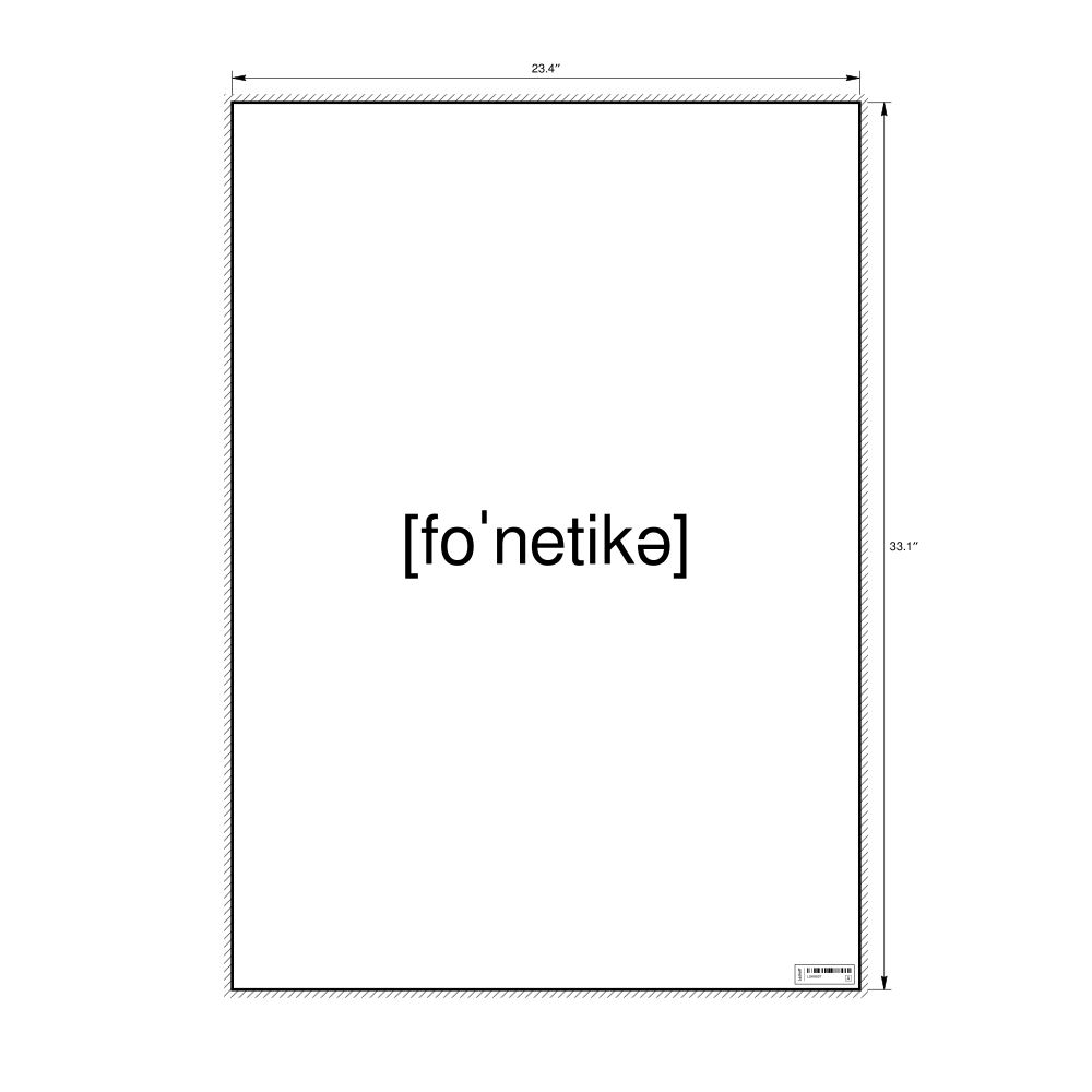 Leskoff fonetică IPA Transcription Poster, image 1 of 1