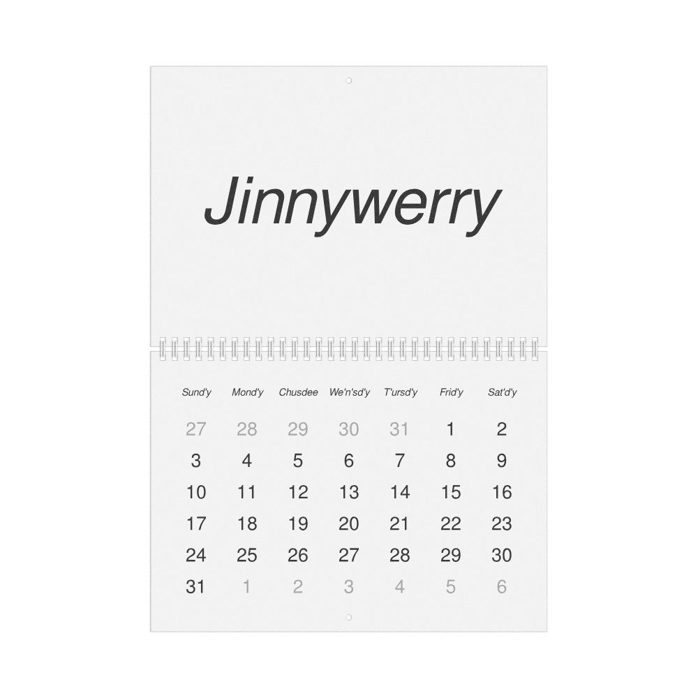Leskoff 2027 Wall Calendar, Gullah-Labeled, Sunday-Start Layout, Wire-Bound, 11.7 x 8.3 in (29.7 x 21.0 cm), image 1 of 1