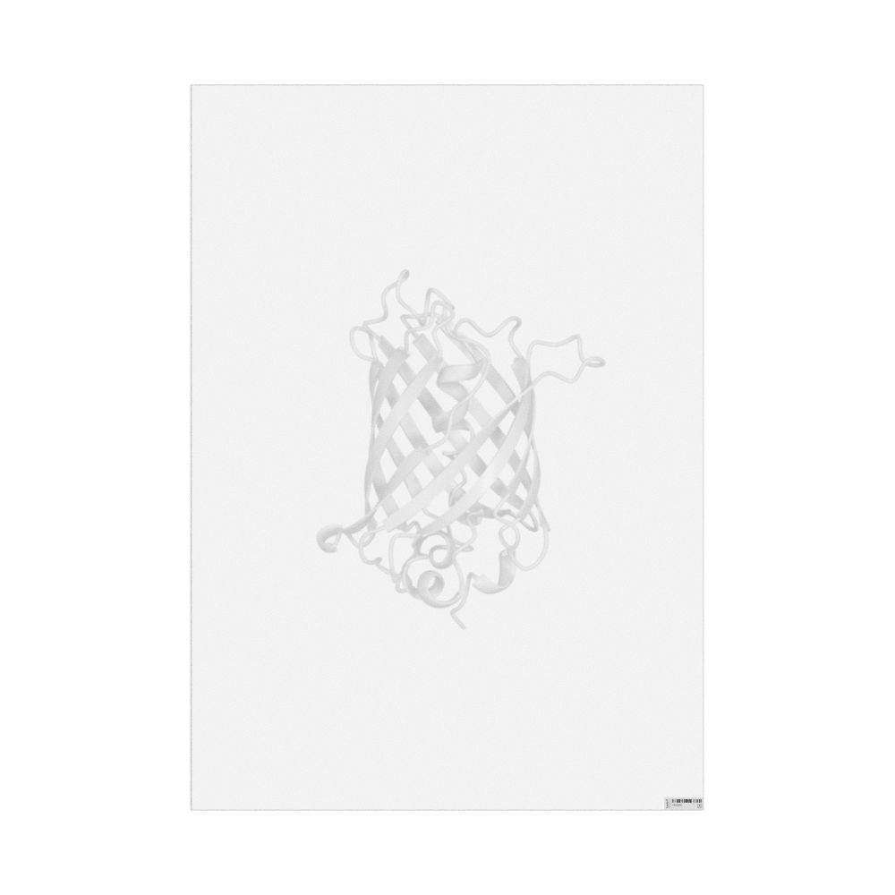 Leskoff Green Fluorescent Protein Poster, Shaded View, image 1 of 1