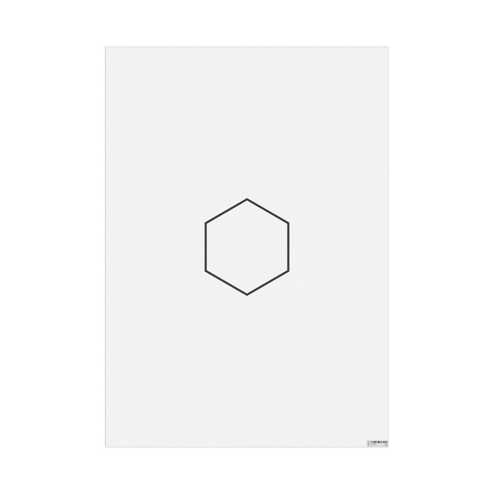 Leskoff Cyclohexane Molecule Poster, 2D Structure, image 1 of 1