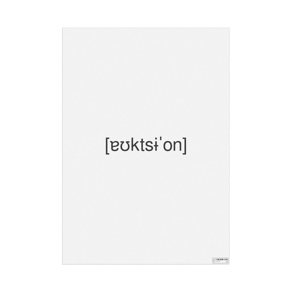 Leskoff аукцион IPA Transcription Poster, image 1 of 1
