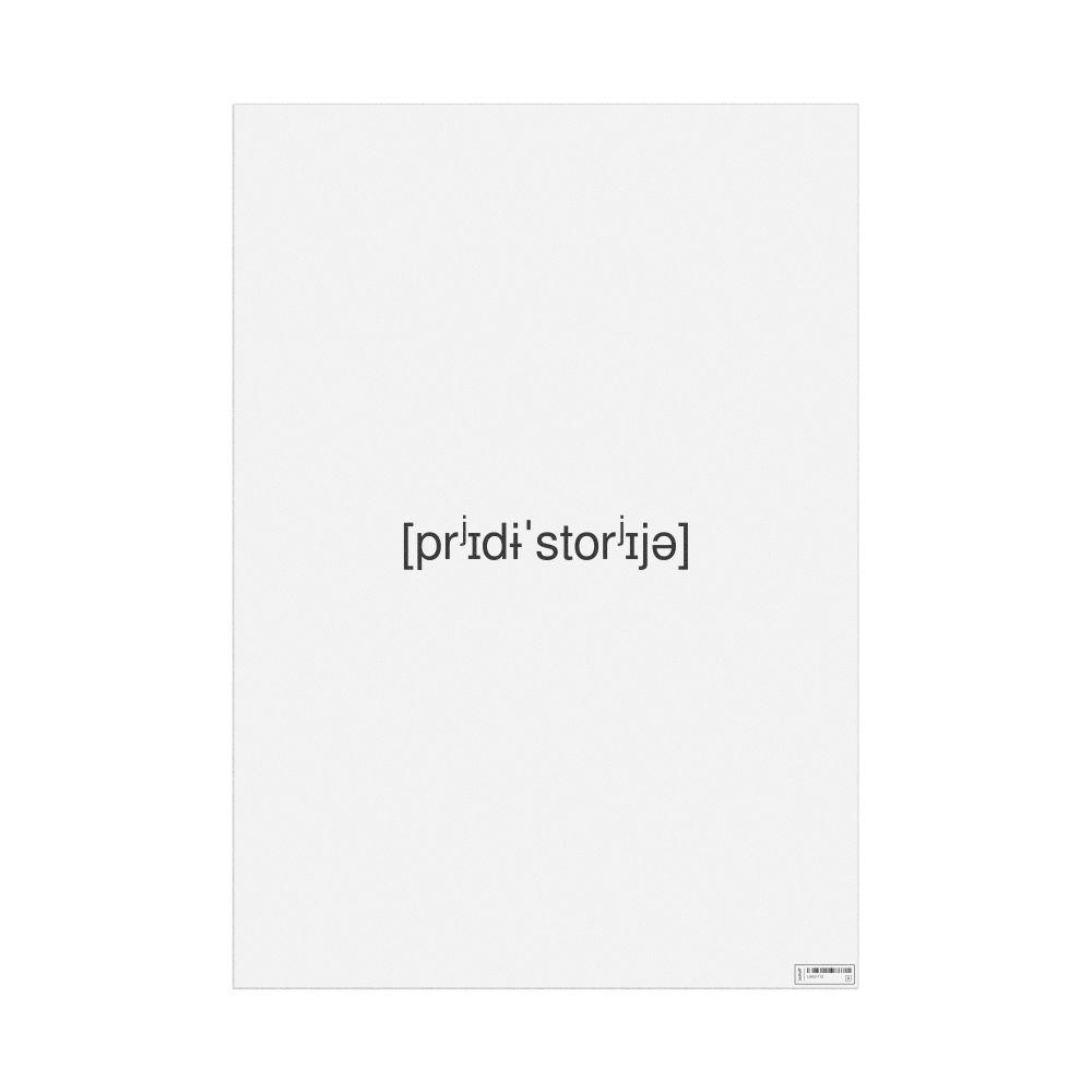 Leskoff предыстория IPA Transcription Poster, image 1 of 1