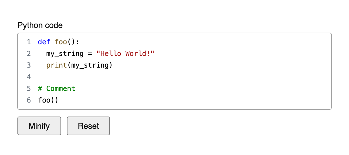 Python Minifier