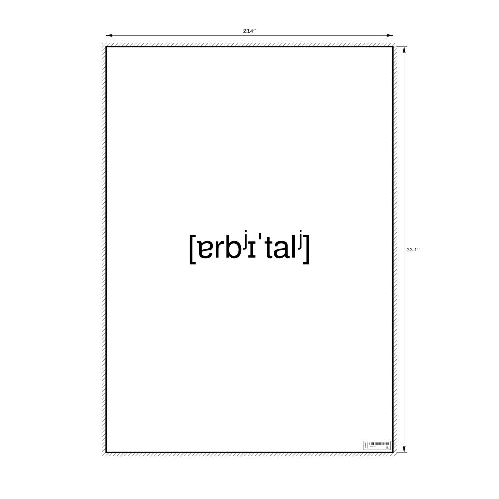 Leskoff орбиталь IPA Transcription Poster, image 1 of 1