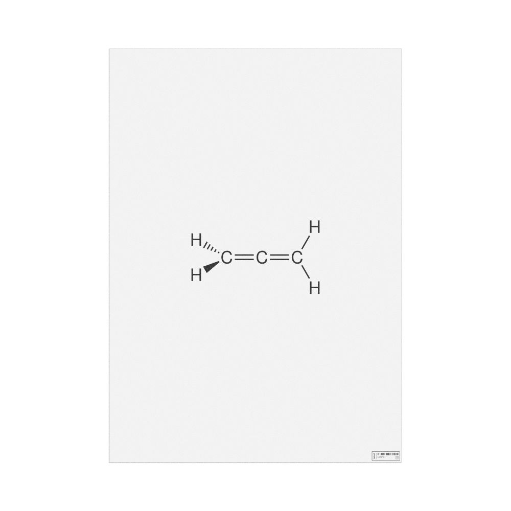 Leskoff Allene Molecule Poster, 2D Structure, image 1 of 1