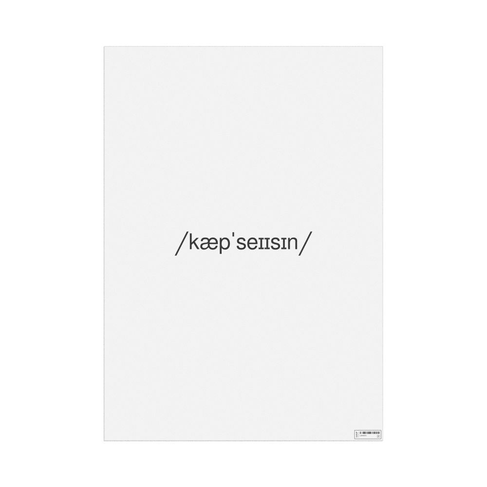 Leskoff capsaicin IPA Transcription Poster, image 1 of 1