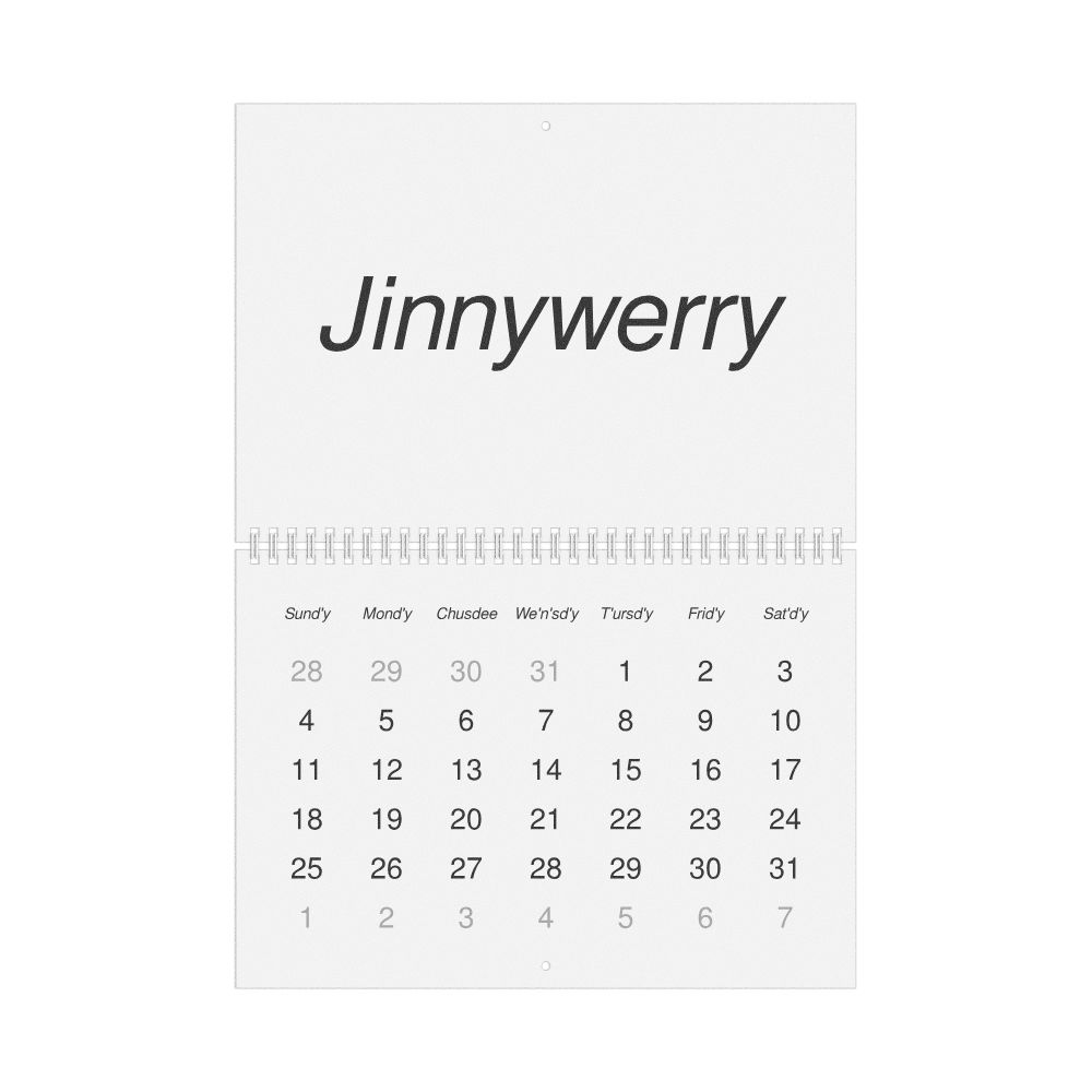 Leskoff 2026 Wall Calendar, Gullah-Labeled, Sunday-Start Layout, Wire-Bound, 11.7 x 8.3 in (29.7 x 21.0 cm), image 1 of 1