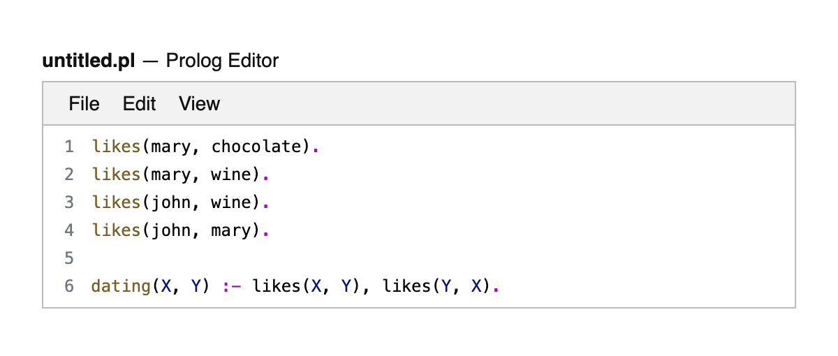Prolog Editor