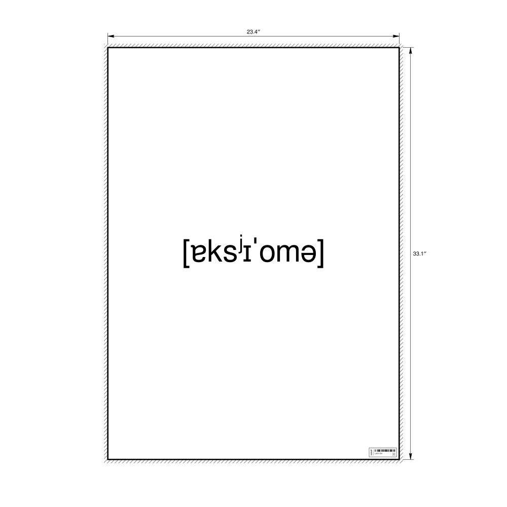 Leskoff аксиома IPA Transcription Poster, image 1 of 1