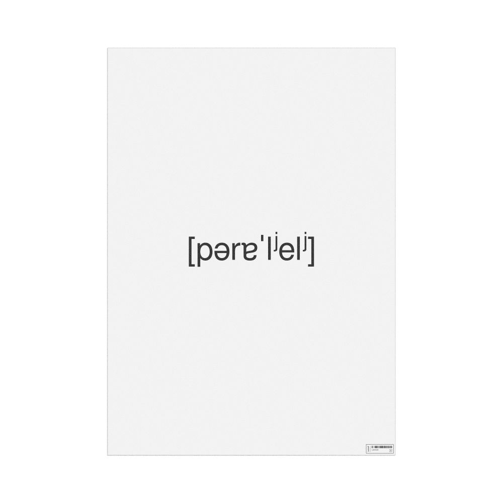 Leskoff параллель IPA Transcription Poster, image 1 of 1