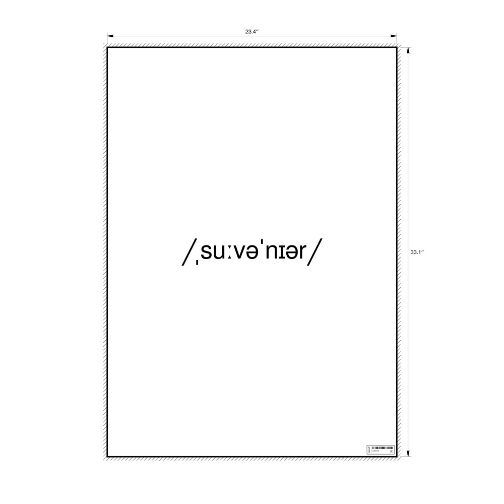 Leskoff souvenir IPA Transcription Poster, image 1 of 1